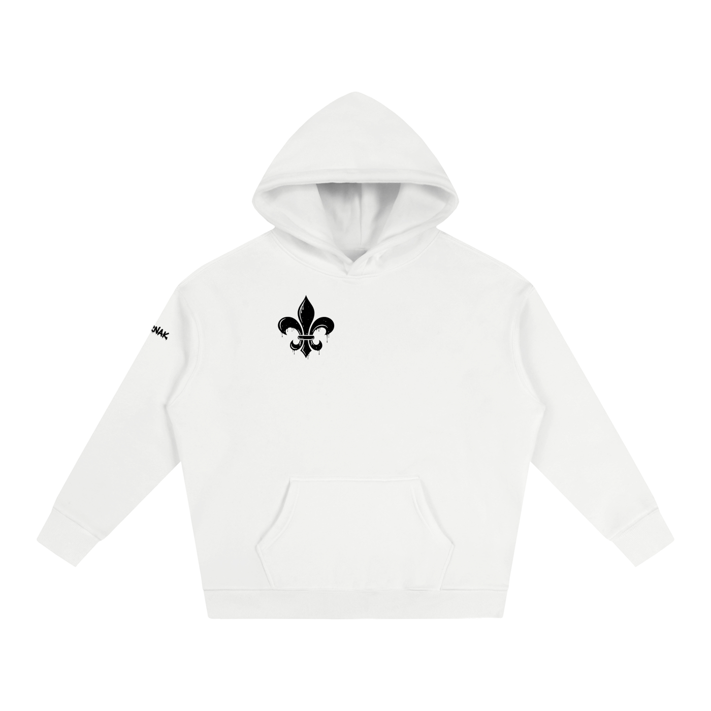 Hoodie GAZ AU BOUT (blanc)