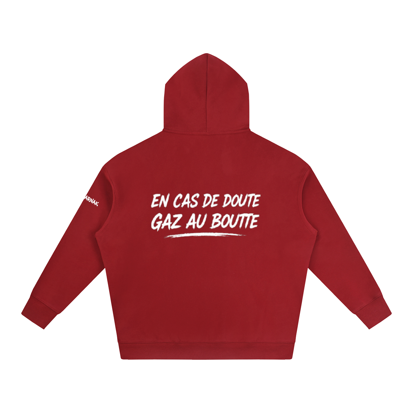 Hoodie en gaz au boutte