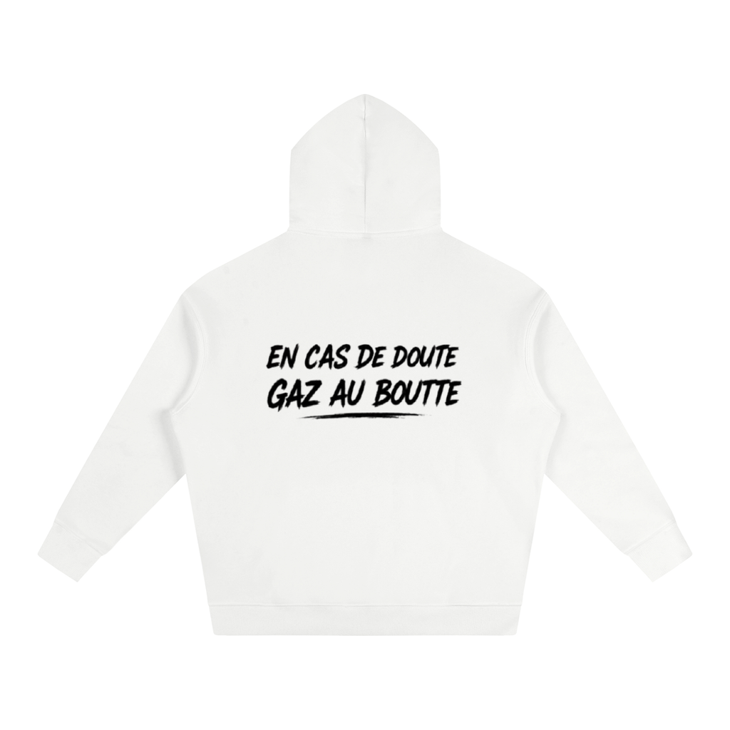 Hoodie gaz au bout (blanc)