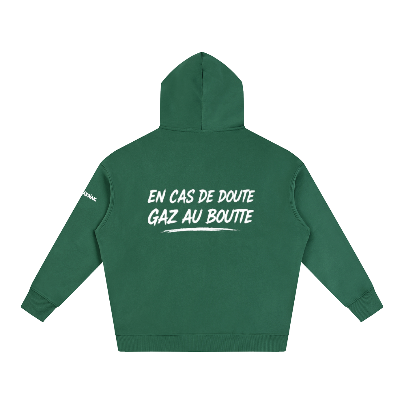 Hoodie en gaz au boutte