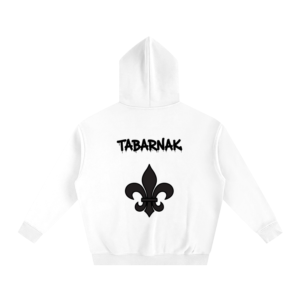 Hoodie TABARNAK-LYS (blanc)