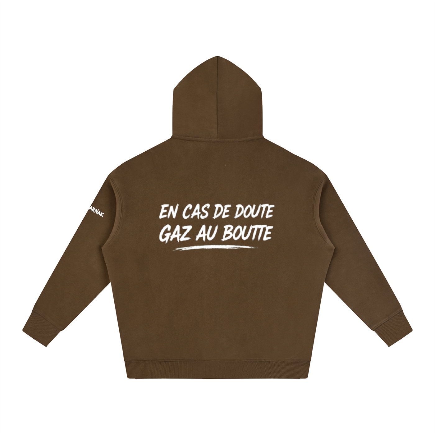 Hoodie en gaz au boutte